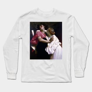 Orpheus and Euridice by Frederic Leighton Long Sleeve T-Shirt